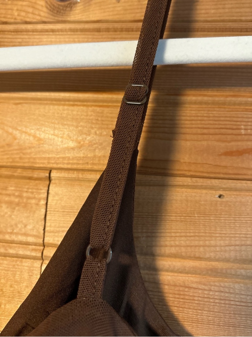 New Brown Corset Style Tank Top - Picture 13 of 14